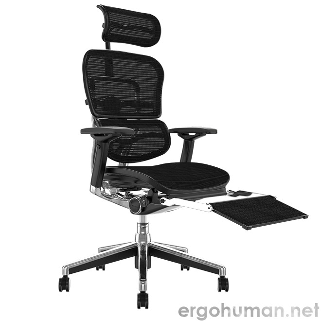 Ergohuman Elite Mesh Office Chair with Leg Rest